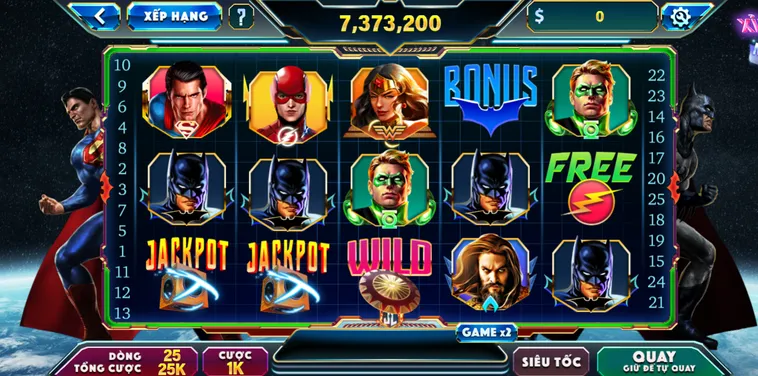 Nổ Hũ Justice League Tại 789Club Trải Nghiệm Săn Thưởng Đẳng Cấp Siêu Anh Hùng