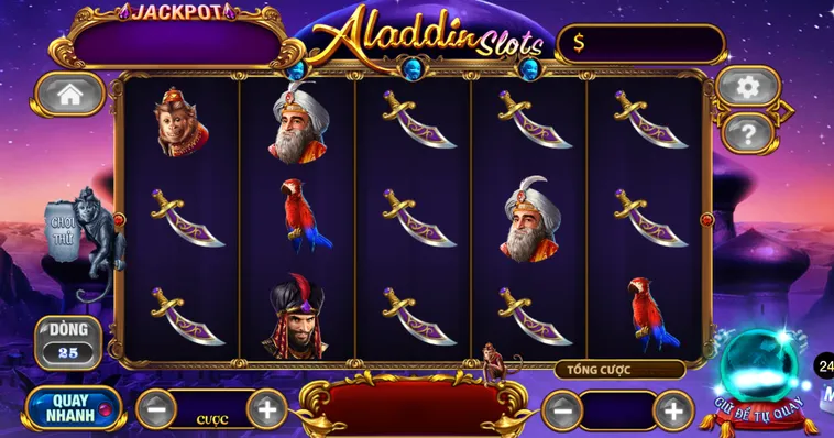 Hướng Dẫn Tham Gia Quay Nổ Hũ Aladin Slots Tại 789Club Kỳ Diệu