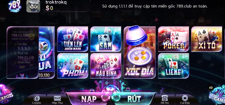 Các Trò Chơi Phổ Biến Tại Sảnh Game Bài 789Club Sảnh Giải Trí Đẳng Cấp Với Tỷ Lệ Thắng Cược Cao