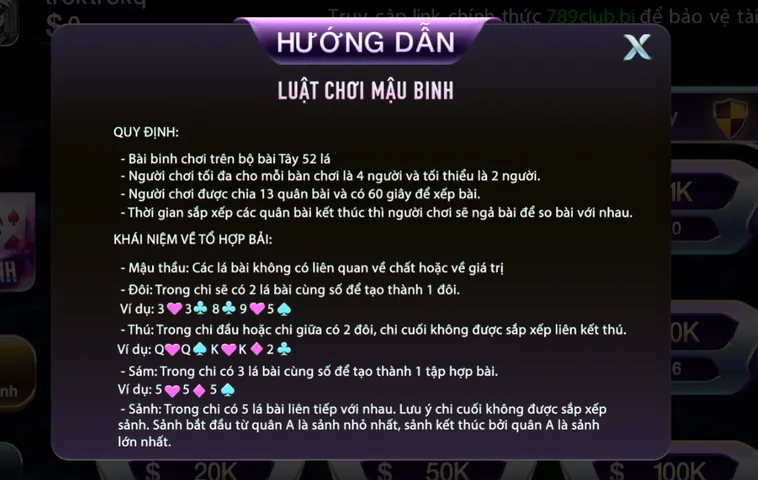 Mậu Binh Tại 789Club Trải Nghiệm Đấu Trí Đỉnh Cao Cho Mọi Người Chơi