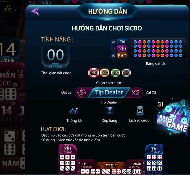 Trải Nghiệm Cá Cược Sicbo Casino Tại 789Club Uy Tín Và Cơ Hội Thắng Lớn
