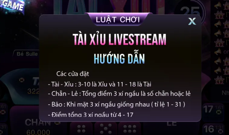 Trải Nghiệm Cá Cược Tài Xỉu Casino Tại 789Club Uy Tín Với Tỷ Lệ Cao