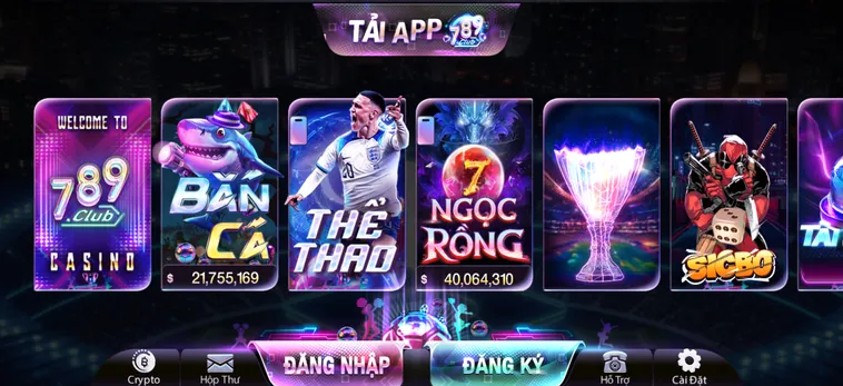 Cổng Game 789Club - Tập Hợp Kho Trò Chơi Đa Dạng - Khổng Lồ Hấp Dẫn Mọi Cược Thủ