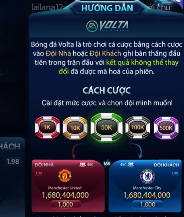 Hướng Dẫn Chơi Bóng Đá Volta Tại 789Club Với Tỷ Lệ Thắng Cược Cực Cao