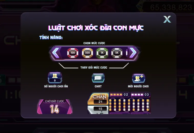 Hướng Dẫn Tham Gia Chơi Xóc Dĩa Con Mực Casino Tại 789Club Thắng Lớn